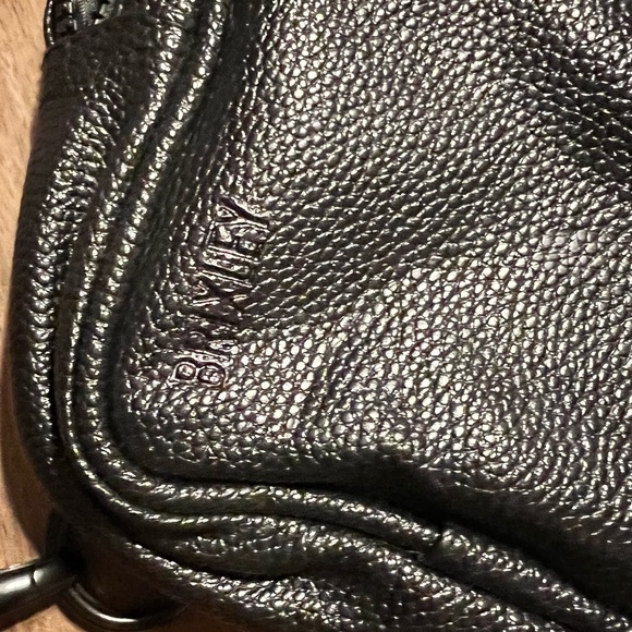 Brixley Leather Midnight Crossbody Sling Bag w/ Extra Strap! - Picture 5 of 7